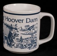 Hoover Dam History Western Supply Stoneware Coffee Mug